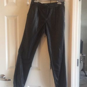 Black jogger pants